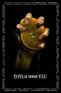 Cartell Tots a una veu copia