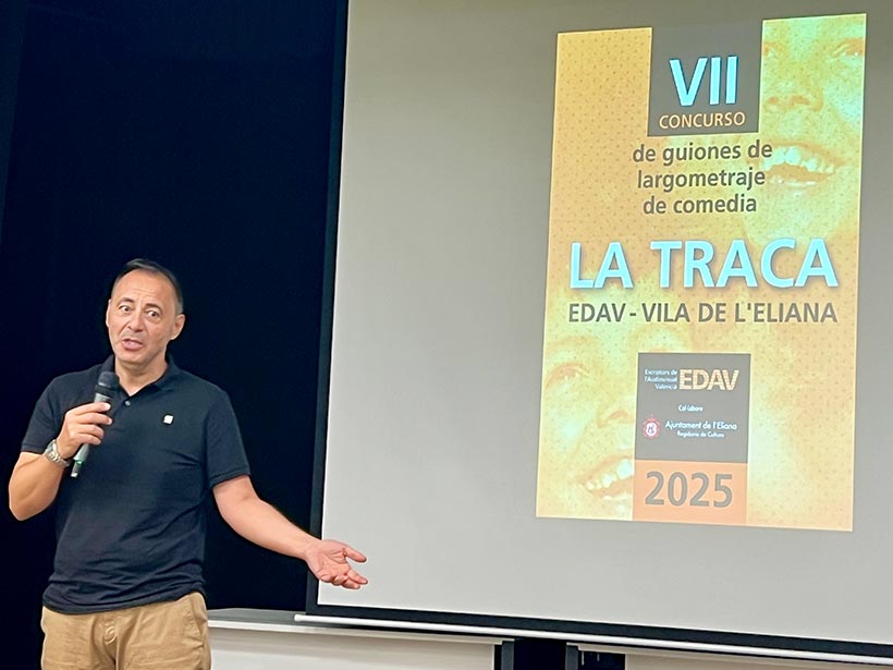Luis Miles guanyador als premis VII edicio Concurs La Traca