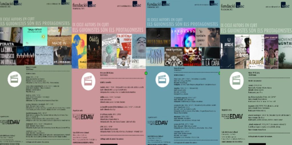 AUTORS EN CURT – X EDICIÓN CONVOCATORIA PARA LA SELECCIÓN DE CORTOMETRAJES